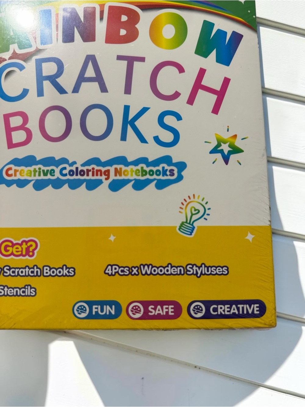 NWT Kids Craft Bundle Bluey Coloring & Rainbow Scratch Books - Picture 9 of 12